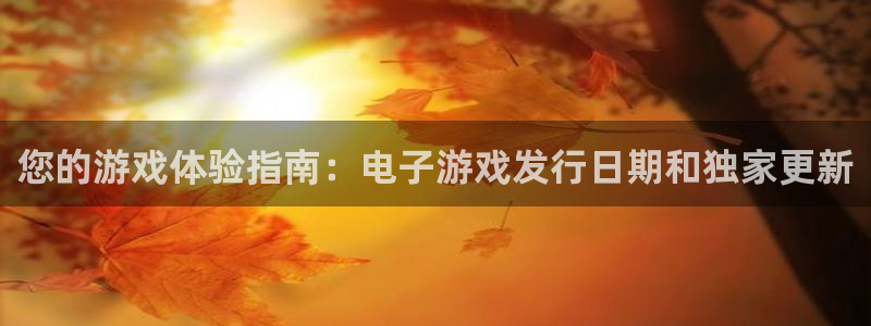 门徒平台注册中心在哪里：您的游戏体验指南：电子游戏发行日期和独家更新