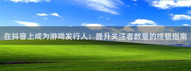 门徒娱乐29i娱乐判官333oo：在抖音上成为游戏发行人：提升关注者数量的终极指南