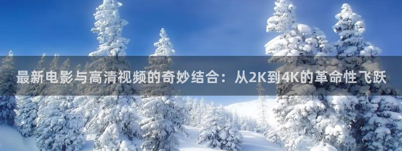 四虎四库影院：最新电影与高清视频的奇妙结合：从2K到4K的革命性飞跃